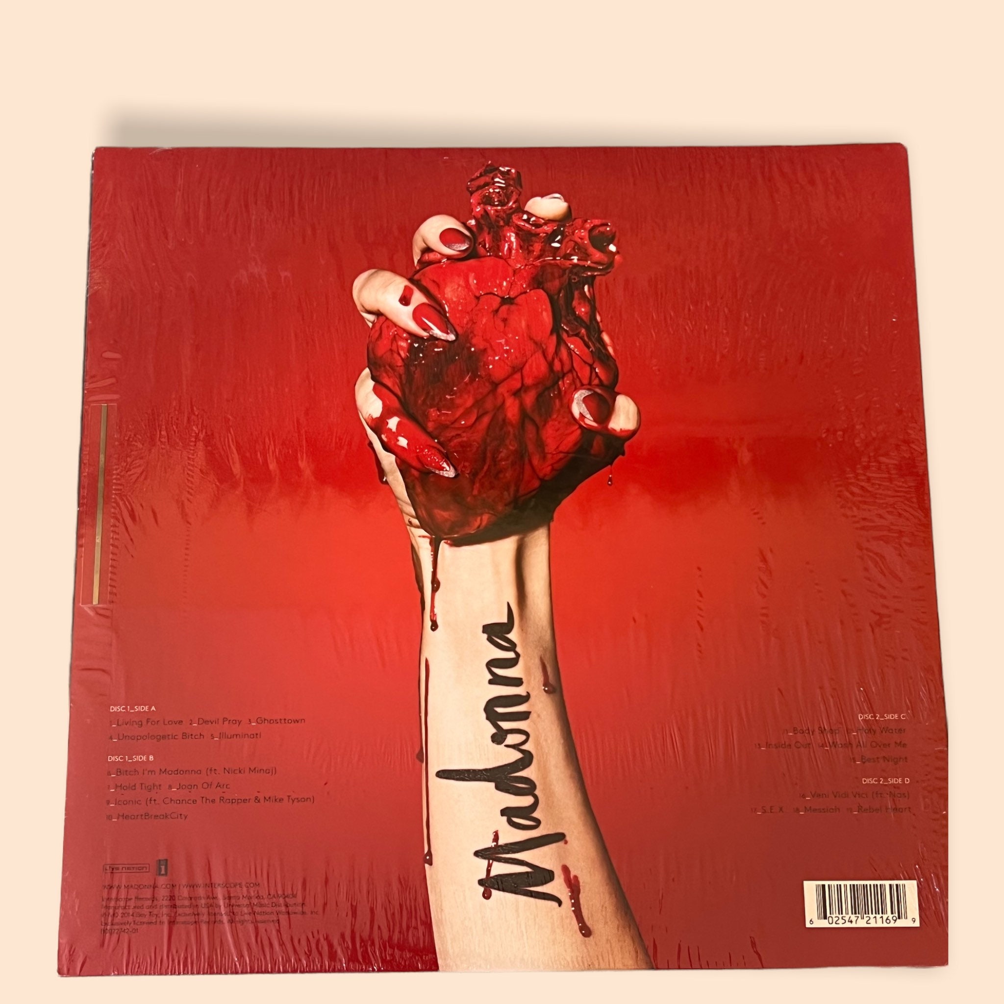 MADONNA REBEL HEART 2015 Factory Sealed 12