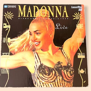 MADONNA: Blond Ambition 1990 LaserDisc Pioneer Artists