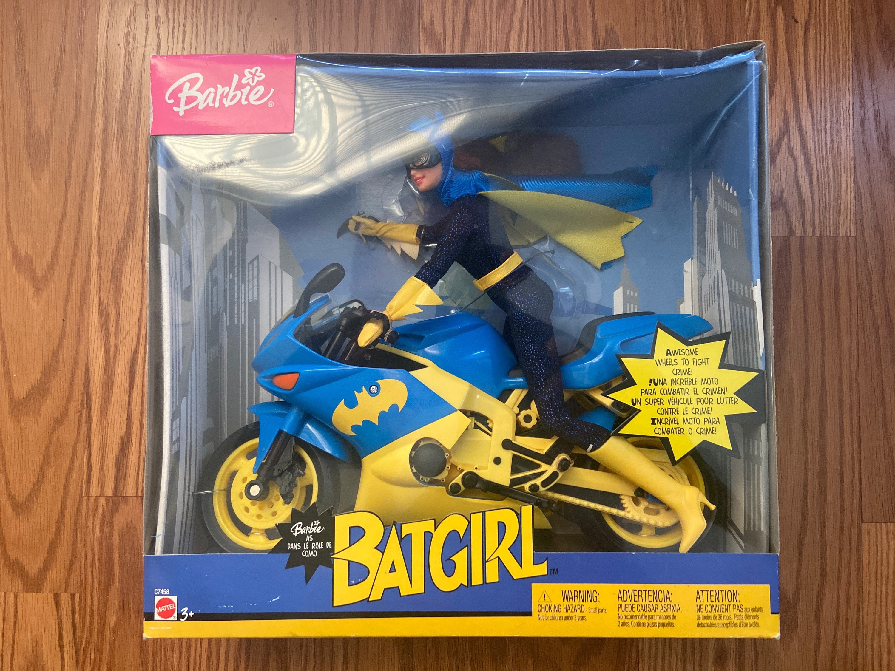 Barbie as Batgirl on Motorcycle 