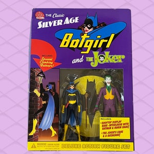 The Classic Silver Age: Action Figure Set -BATGIRL and the Joker DC Direct Toys New in Box Vintage plus BONUS