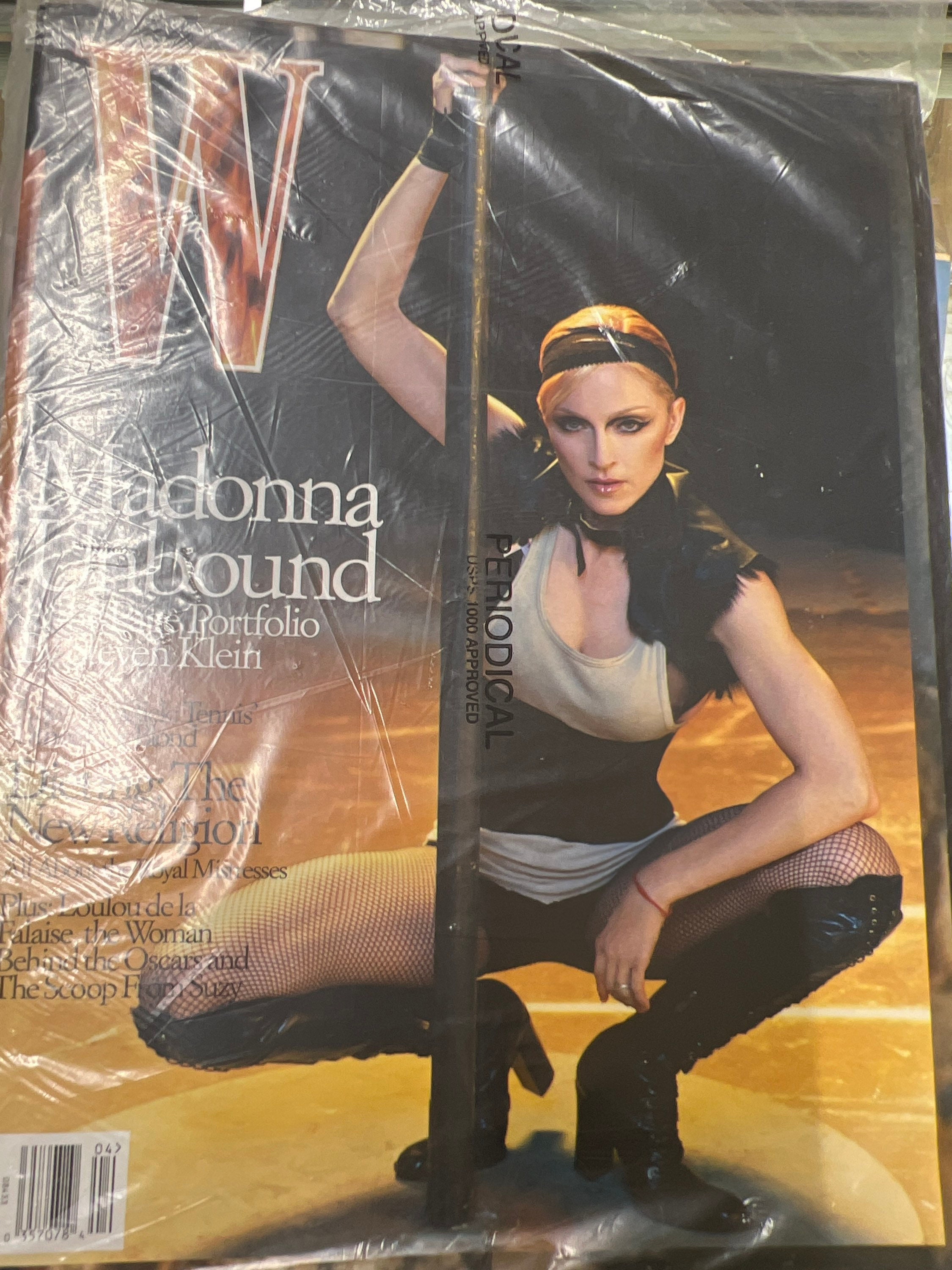 MADONNA "on the cover of a magazine" - COSMOPOLITAN, The Face, Interview, Rolling Stone, W, Vintage 1987-2003 Daniela Pestova