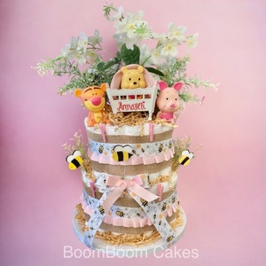 Winnie the Pooh Diaper Cake