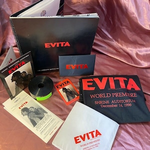 Madonna Evita Lot, Mega Rare and Collector&#39;s Items WORLD PREMIERE