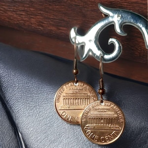 USA Coin Earrings Set, USA Coin Fashion Earrings, Real USA Coin Earrings, Usa Coin Dangle Earrings, Usa Coin Earrings Gift