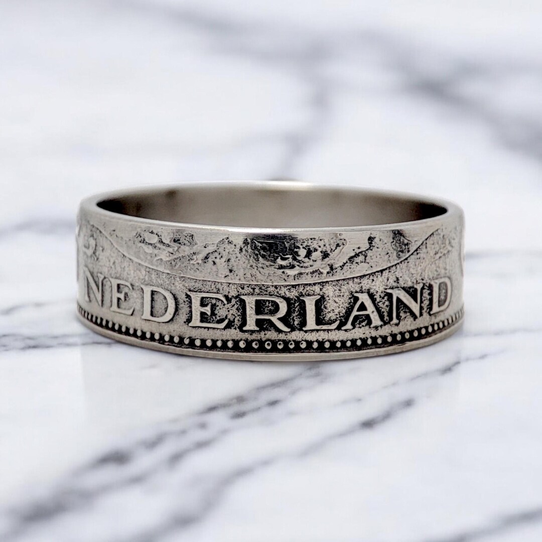 Ring Netherlands, Netherlands Coin Ring, Netherland Ring, Vintage Ring ...