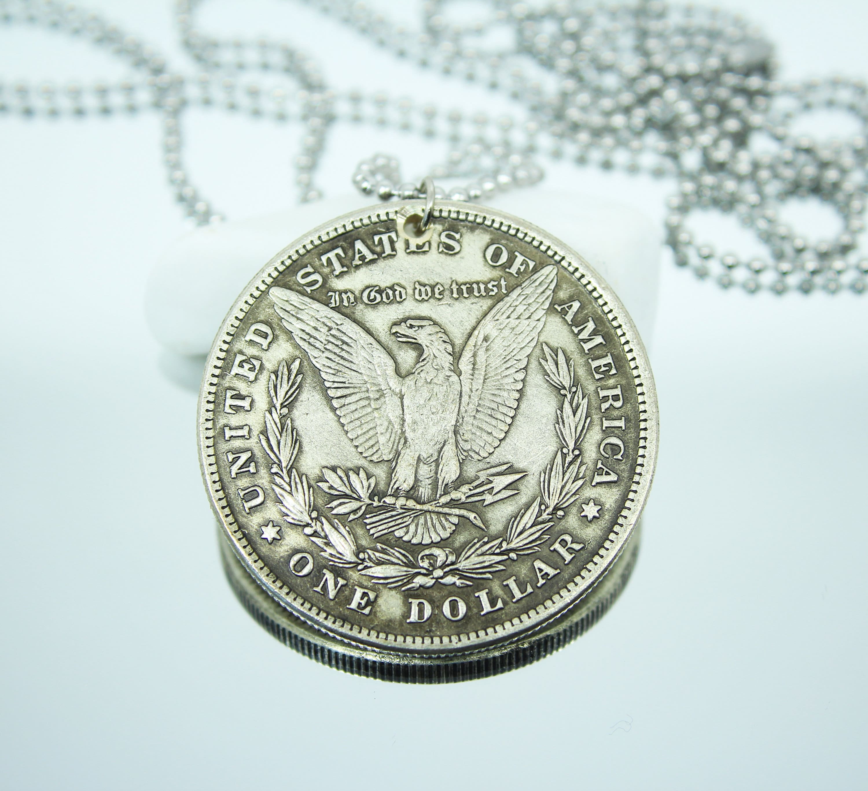 Pendentif Pièce De Monnaie USA Authentique 1907 - Collection Maison De Nicolas, Pour Femme
