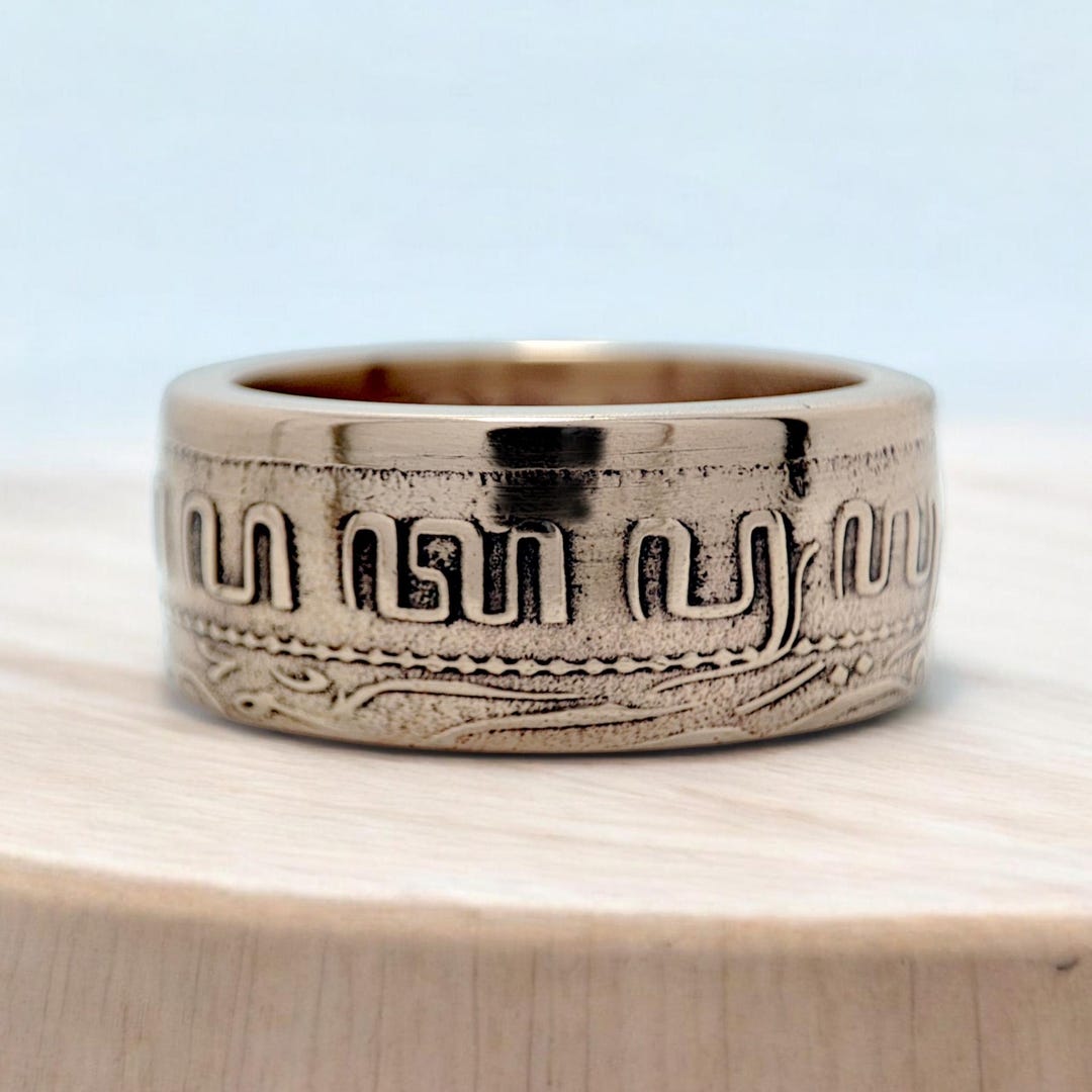 Netherlands Coin Ring India 2 1/2 Cents 1945 Dutch Coin Ring ...