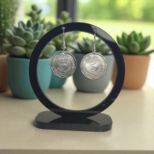 Ukrainian Travel Coin Earrings, Ukrainian Coin Earrings Gift, Ukrainian Coin Earrings Set, Ukrainian Coin Earrings Women, Real Coin Earrings