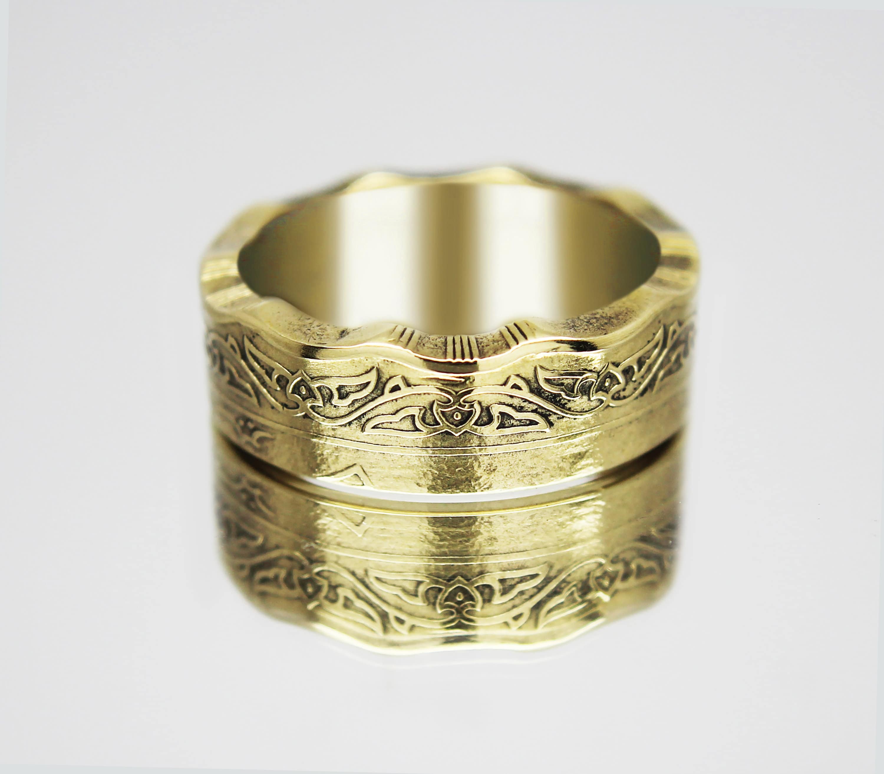Algeria Coin Ring 10 dinars 1979-1981, coin ring for men, womens coin ring, mens coin ring, money ring