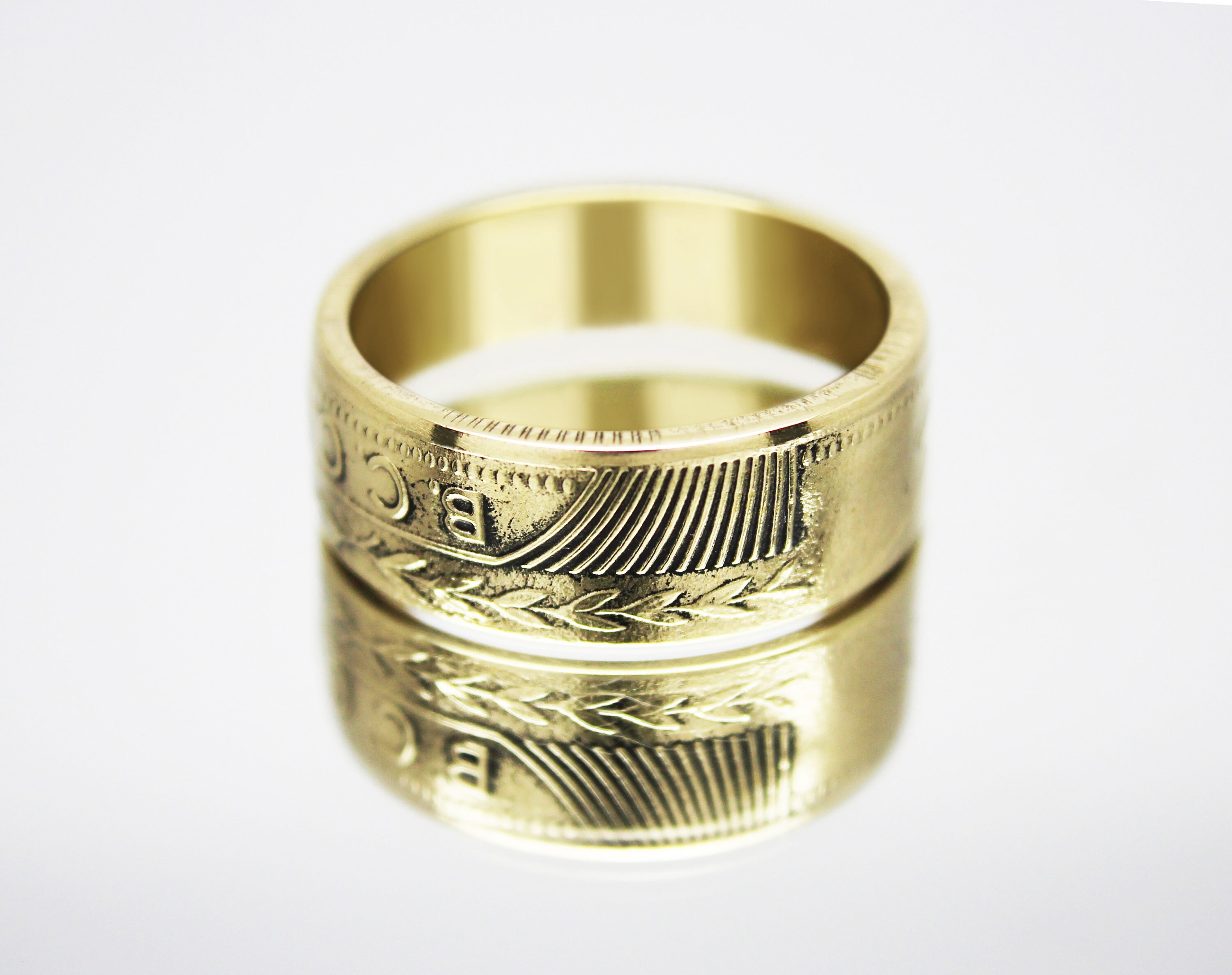 Costa Rica Coin Ring 100 Colon 2000, Coin Ring for Men, Womens Coin ...