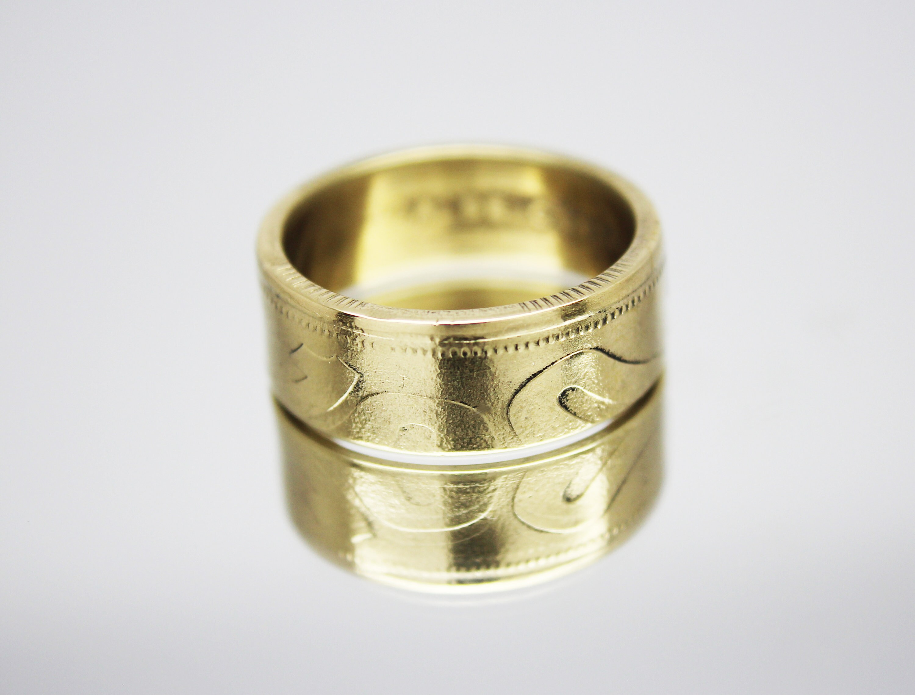 Costa Rica Coin Ring 100 Colon 2000 coin rings for men coin | Etsy