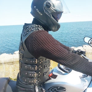Leather Vest Men, Steampunk Vest, Mens Leather Vest, Black Leather Vest, Leather Motorcycle Vest, Motorcycle Vest, Steampunk Vest Men
