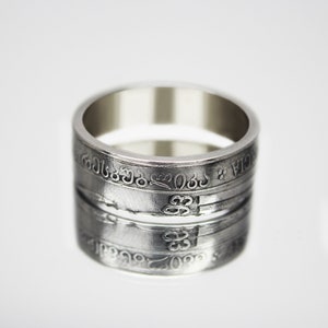 Georgia Coin Ring 5 tetri 1993, coin ring for men, womens coin ring, mens coin ring, money ring