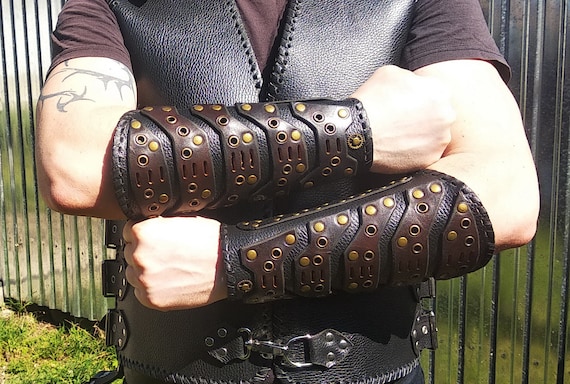 Protezione Avambraccio Per Tiro Con L’Arco – Bracciale In Pelle XXL Ambidestro