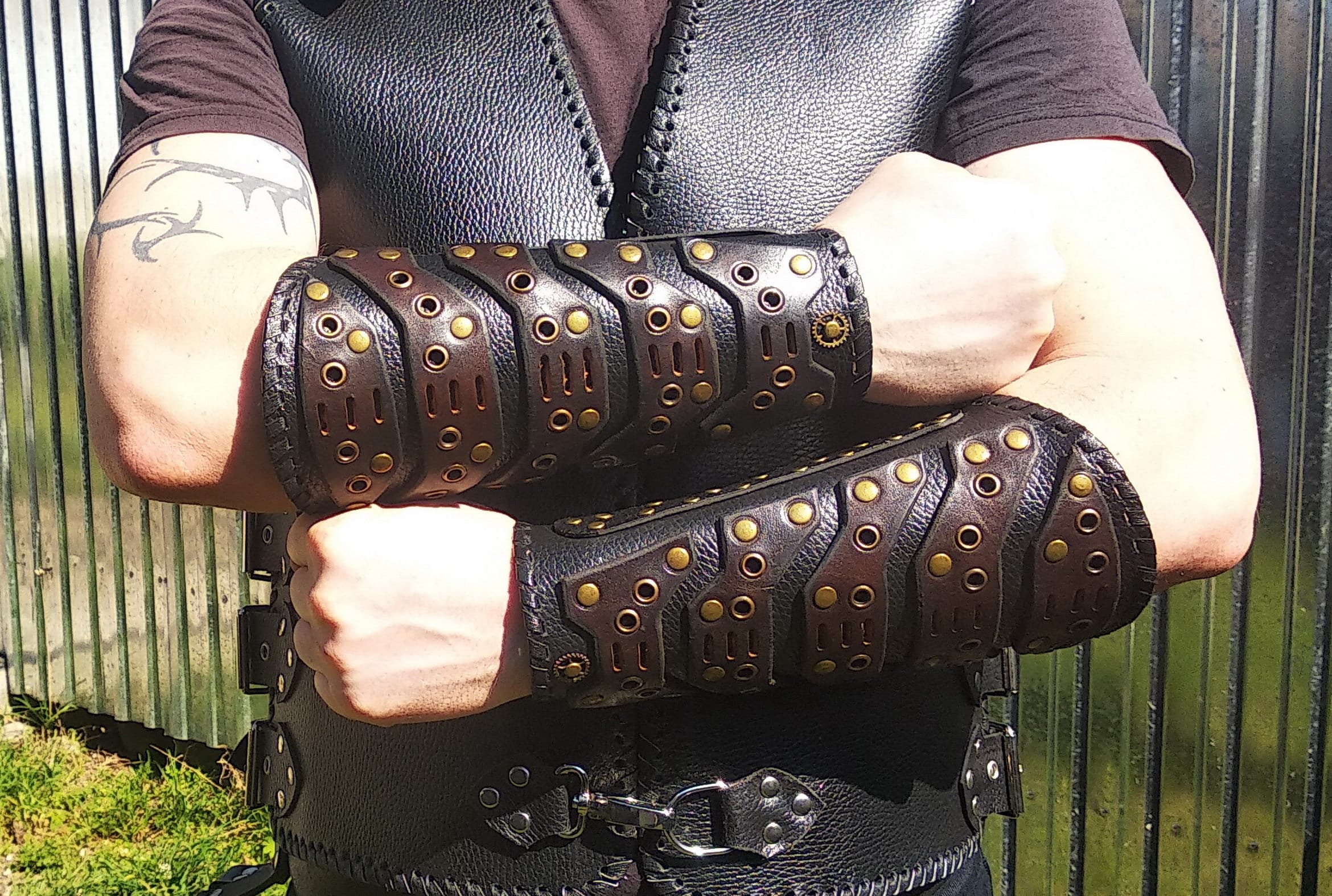 Armlet, Arm Armor, Leather Wristband, Archery Bracer, Armguard, Arm ...