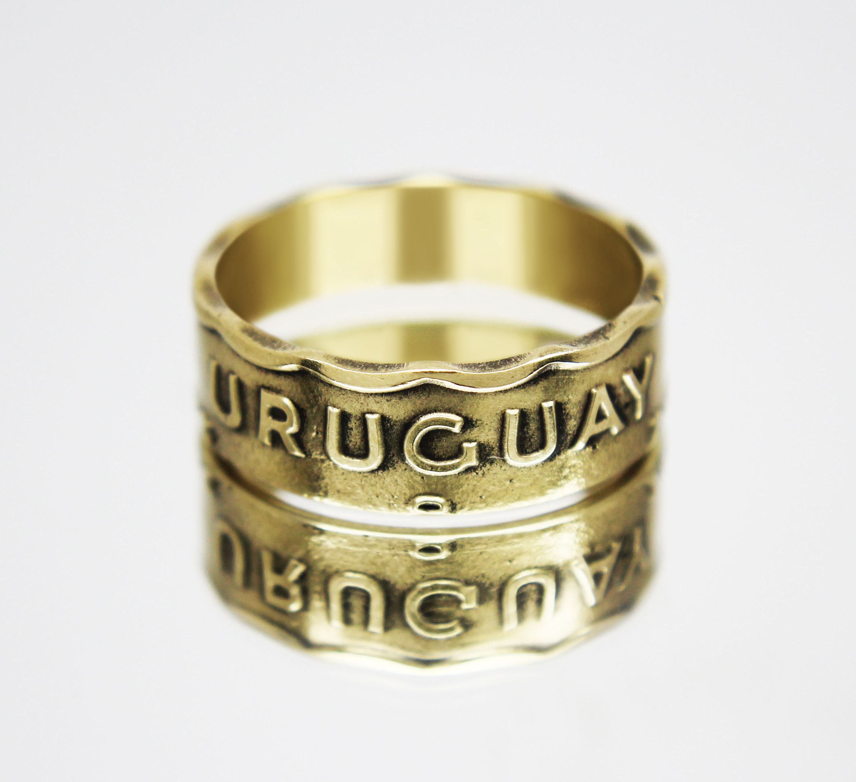 Uruguay Coin Ring 50 sentesimo 1976 1981 anillo de monedas para hombres anillo de monedas para mujeres anillo de monedas para hombres anillo de dinero Etsy Espana