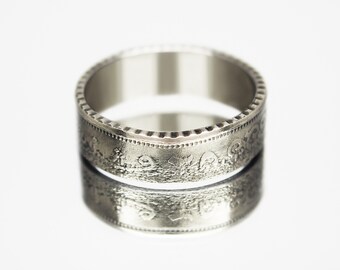 Egypt Coin Ring 25 piastres 1993, coin ring for men, womens coin ring, mens coin ring, money ring