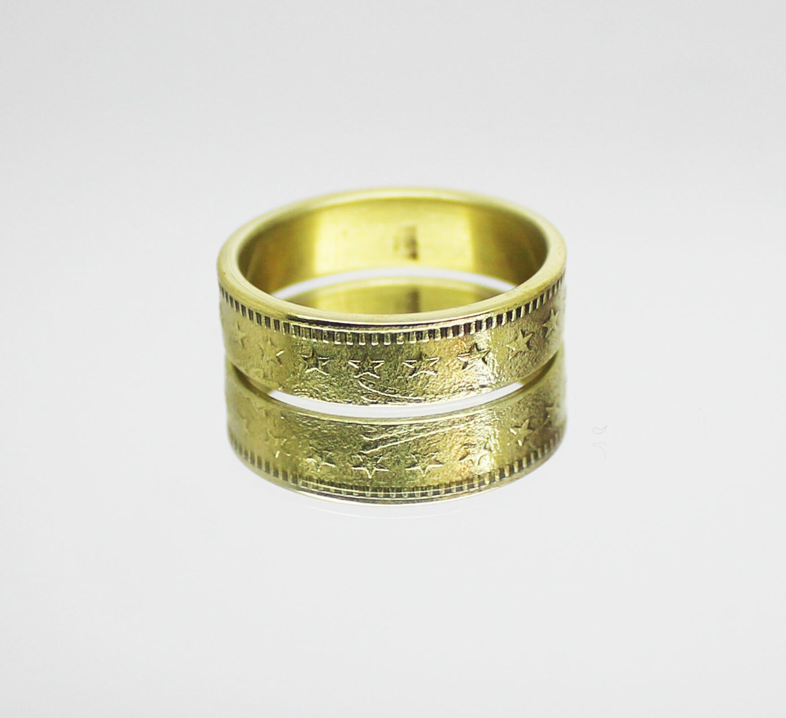 Coin Ring Game Token NO CASH VALUE Coin Rings for Men Coin Etsy
