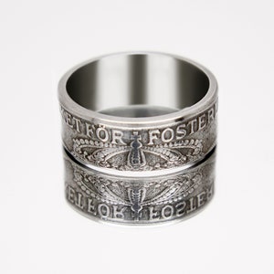 Sweden Coin Ring 5 ore 1908-1950, coin ring for men, womens coin ring, mens coin ring, money ring