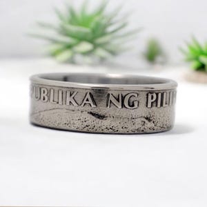 Ring Philippinen, Philippine Peso Ring, Philippines Coin Ring, Philippines Ring Woman, Philippino Ring,Philippines Ring,Philippine Coin Ring
