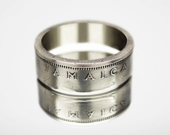 Vintage Jamaican Brass Coin Ring: Handmade Kingston Band - Etsy Canada