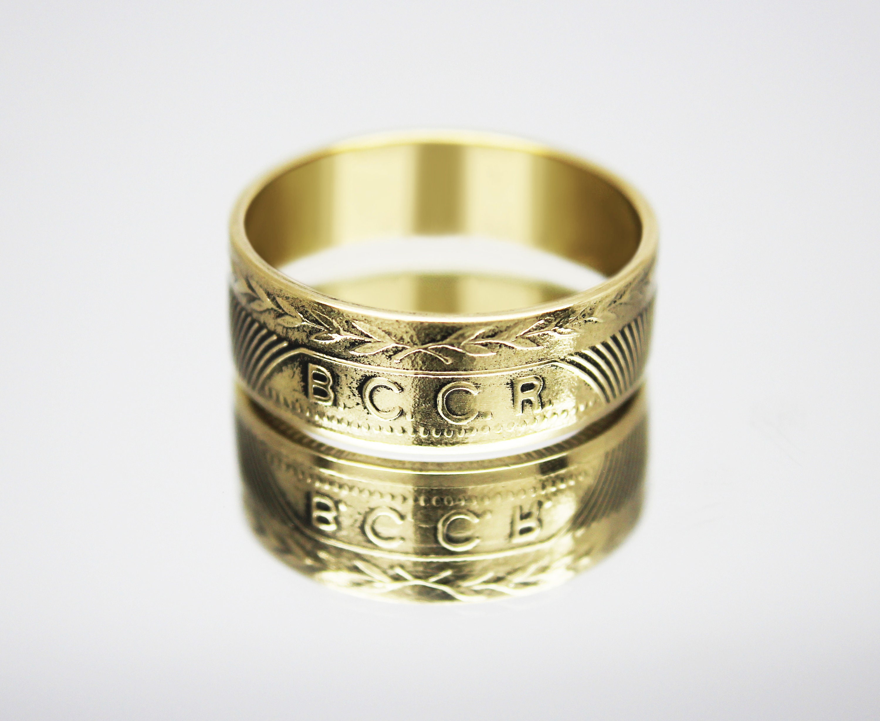 Costa Rica Coin Ring 100 Colon 2000 Coin Rings for Men Coin - Etsy