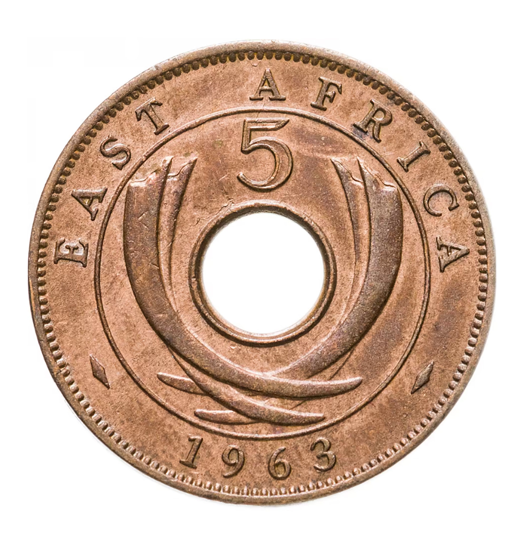 東アフリカ 1952 5セント ① 東アフリカ 1952 5セント ①（5 cents 1952, British East