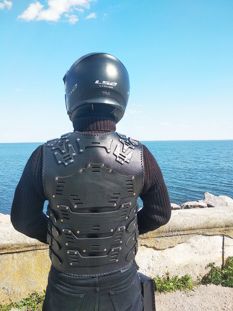 Leather Vest Men, Steampunk Vest, Mens Leather Vest, Black Leather Vest, Leather Motorcycle Vest, Motorcycle Vest, Steampunk Vest Men