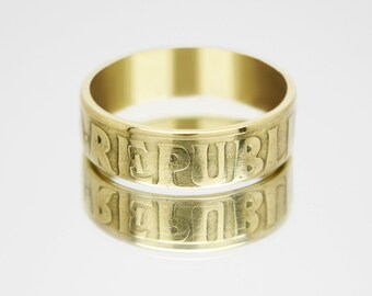 Austria Coin Ring 20 groszy 1950-1954, muntring voor mannen, damesmuntring, herenmuntring, geldring
