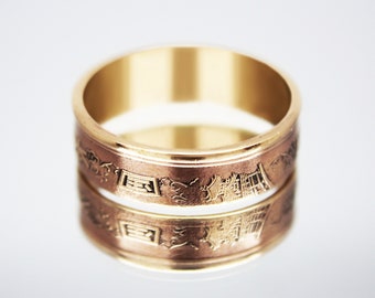Japan Coin ring 10 yen 1989-2019, coin ring for men, womens coin ring, mens coin ring, money ring