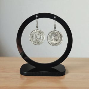 Austrian Coin Earrings Woman, Austrian Coin Dangle Earrings, Austrian Coin Earrings Unique, Austrian Coin Gift Earrings, Austrian Earrings