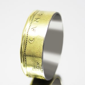 Canada Coin Ring 1 Dollar 2012 Family, Coin Ring for Men, Womens Coin ...