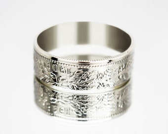 Germany Coin Ring Silver 1 Mark 1873-1916 german coin ring, coin ring for men, silver coin ring, german coin ring