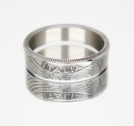 Bague piece de monnaie italienne 50 centeimo 1939 1943 Bague piece de monnaie italienne Italie bague piece de monnaie pour homme bague piece de monnaie italienne Etsy France