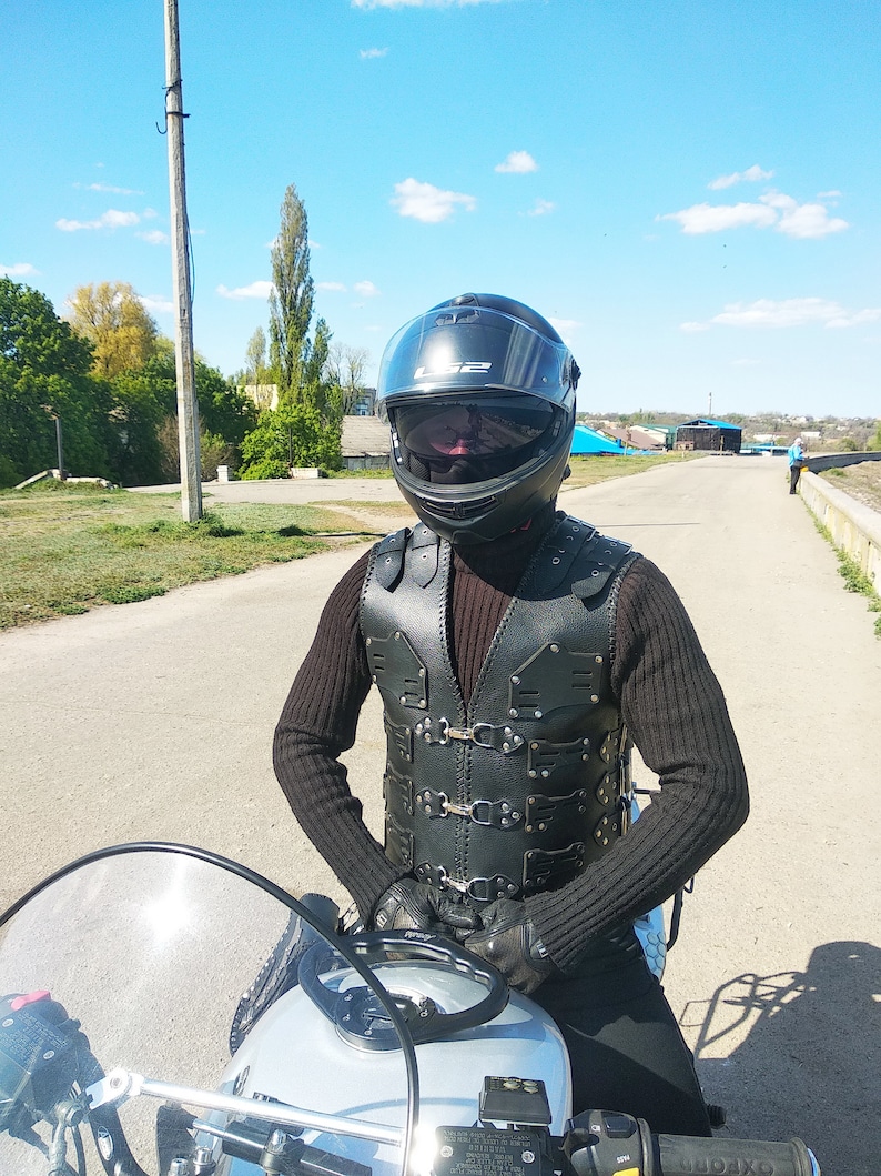 Leather Vest Men, Steampunk Vest, Mens Leather Vest, Black Leather Vest, Leather Motorcycle Vest, Motorcycle Vest, Steampunk Vest Men