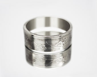 Taiwan Coin Ring 10 yuan 1981-2010, coin ring for men, womens coin ring, mens coin ring, money ring