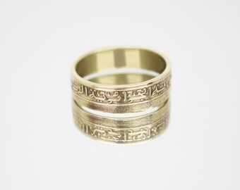 Algeria Coin Ring 20 centimes 1972, coin ring for men, womens coin ring, mens coin ring, money ring