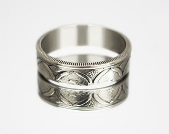 Central African States Coin Ring 50 Francs 1976-2003, coin ring for men, womens coin ring, mens coin ring, money ring