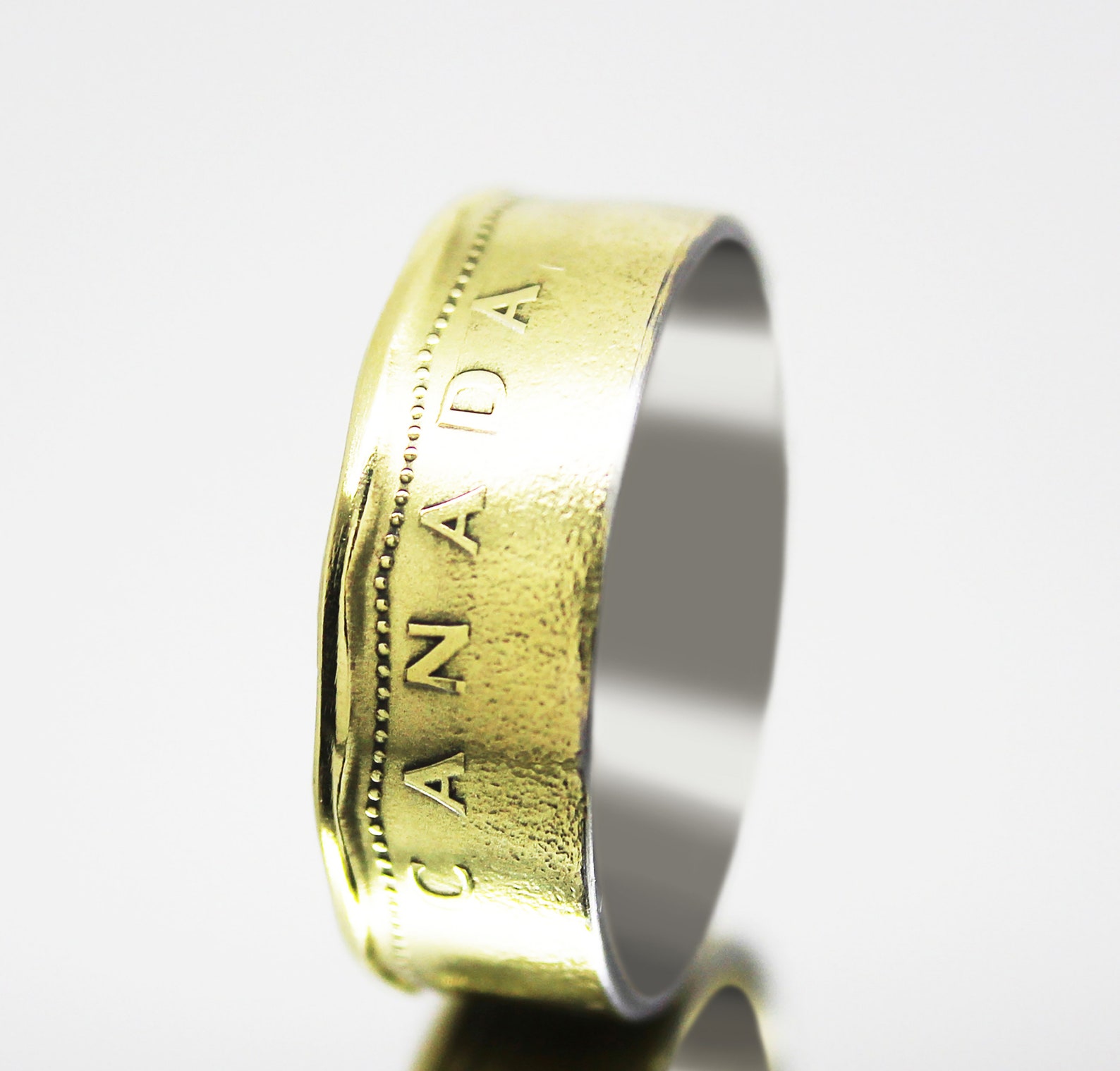 Canada Coin Ring 1 Dollar 2012 Family, Coin Ring for Men, Womens Coin ...