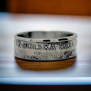 Poland Coin Ring 10 zloty 1982, Polish Poland Ring, Poland Warsaw Ring, Poland Ring, Poland Coin Ring, Poland Eagle Ring