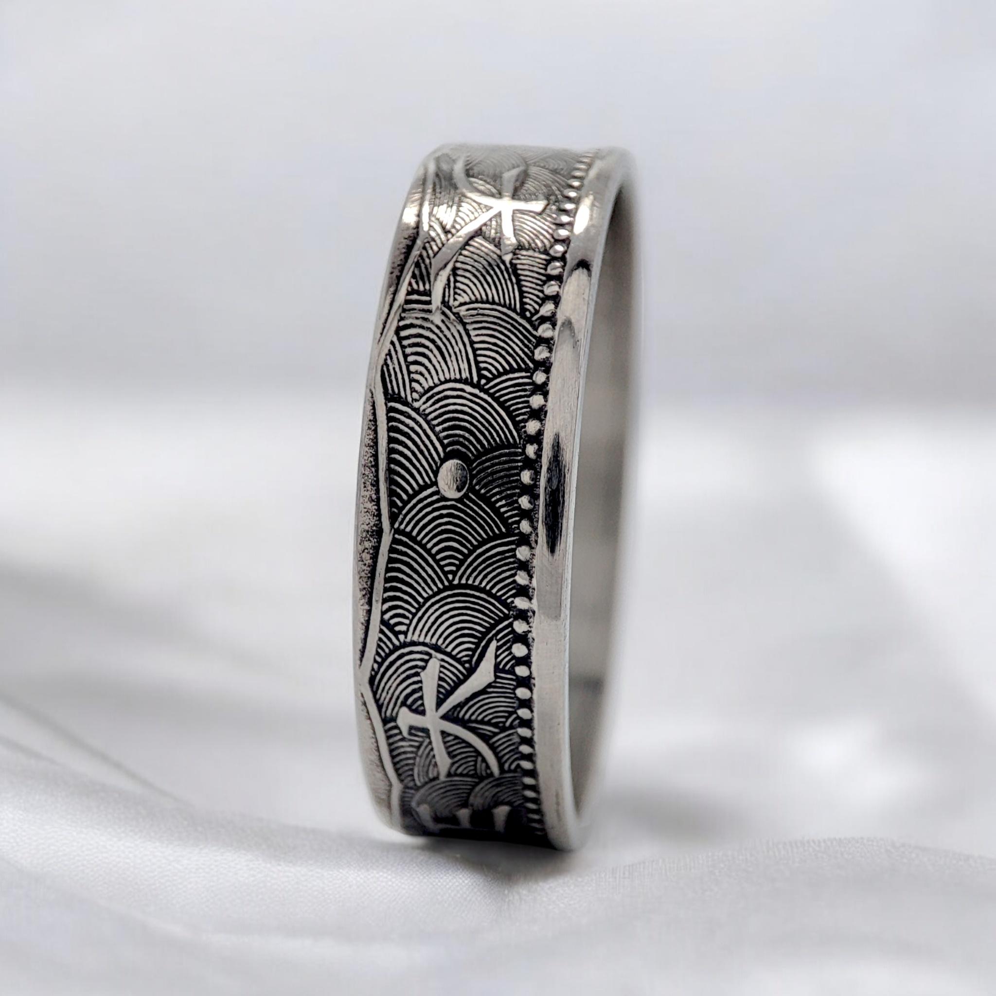 Japanse Coin Ring 10 Sen 1920-1926, Man Japan Ring, Japan