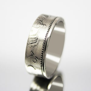 Netherlands Coin Ring 1 Guilder 1949-1980, Coin Ring for Men, Womens ...