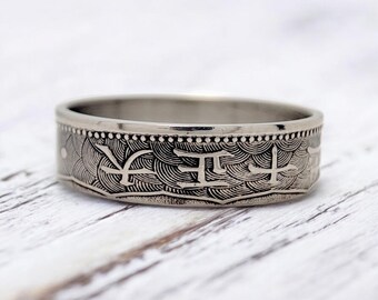 Japanse Coin Ring 10 Sen 1920-1926, Man Japan Ring, Japan