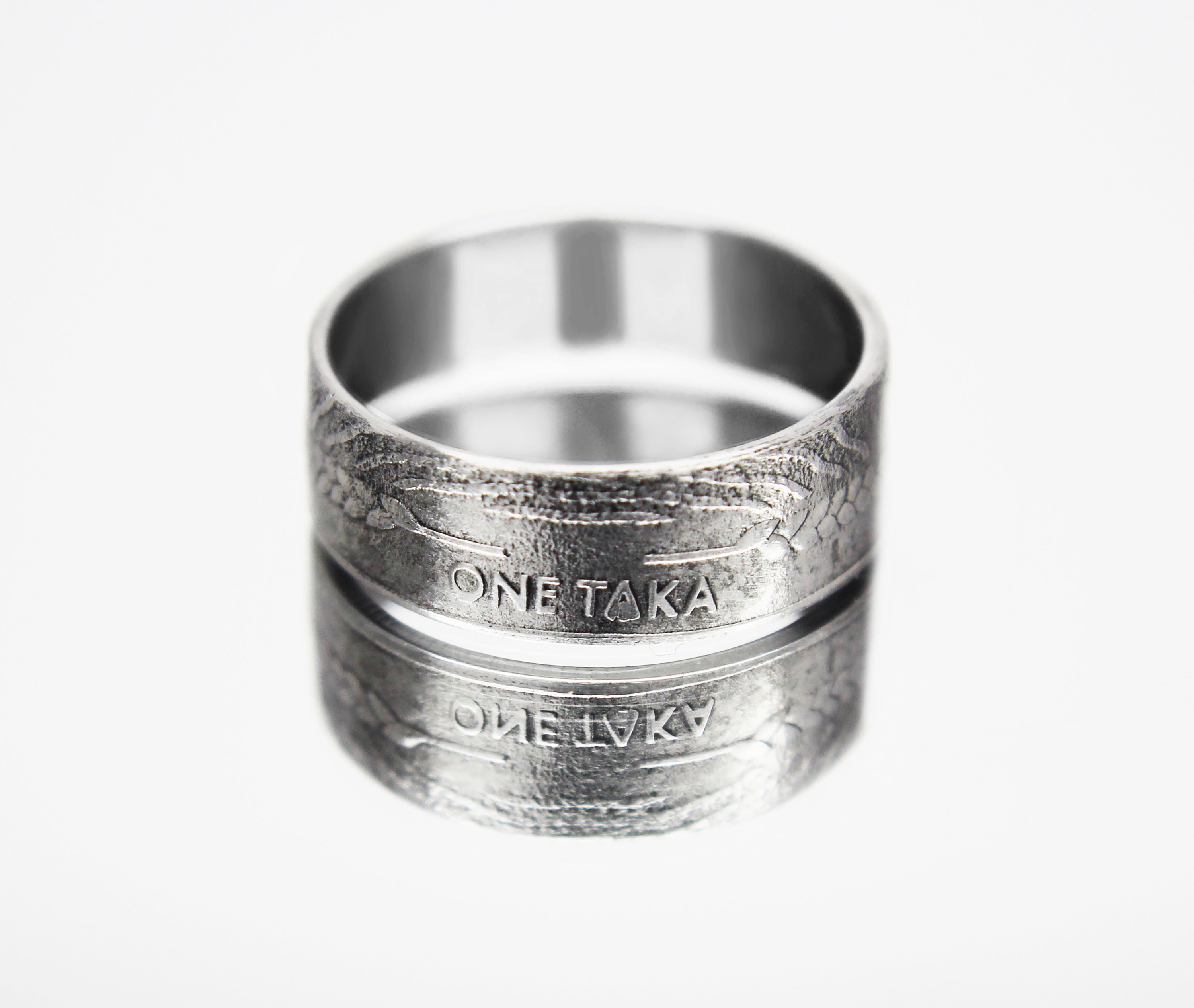 Bangladesh Coin Ring 1 Taka 2010, Coin Ring for Men, Womens