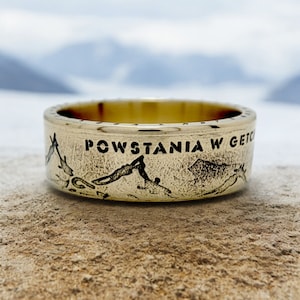 Poland Coin Ring 2 zloty 2008, Ring From Poland, Ring Man Poland, Man Poland Ring, Poland Coin Ring, Poland Ring, Ring Made In Poland
