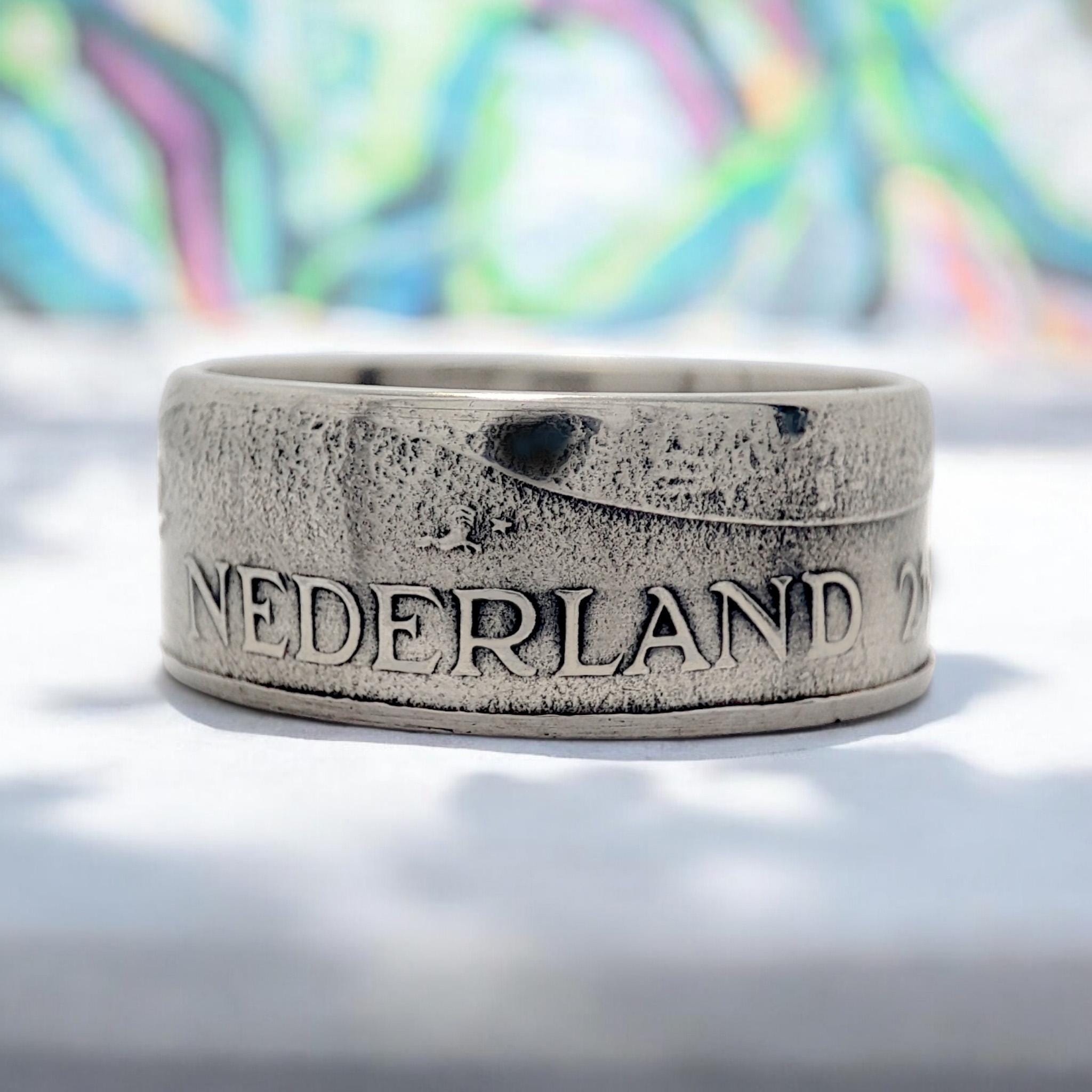 オランダ コインリング 2.5ギルダー、オランダ コインリング、オランダ 男性用リング、オランダ 女性用リング、オランダ 男性用リング - Etsy  日本