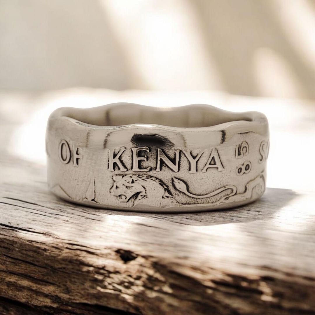 Kenia Ring Woman, Kenya Coin Rings, Kenya Coin Ring Man , Kenya Ring ...
