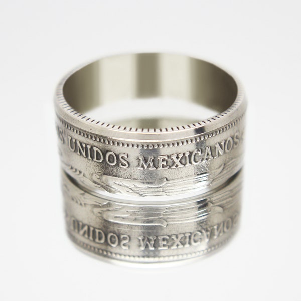 Mexico Coin Ring 500 pesos 1987 Mexican coin ring, coin ring for men, mexican coin ring, womens coin ring, mens coin ring, money ring