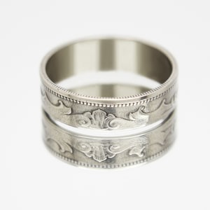 Austria Coin Ring 20 hellers 1892-1914, coin ring for men, womens coin ring, mens coin ring, money ring