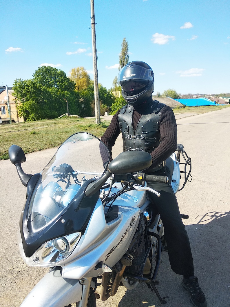 Leather Vest Men, Steampunk Vest, Mens Leather Vest, Black Leather Vest, Leather Motorcycle Vest, Motorcycle Vest, Steampunk Vest Men